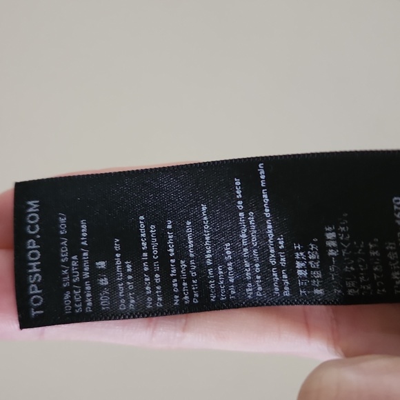 Topshop - black offshoulder top - Picture 4 of 4